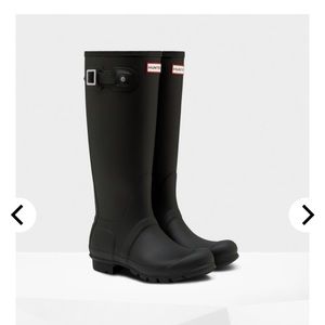 Matte Black Hunter Boots